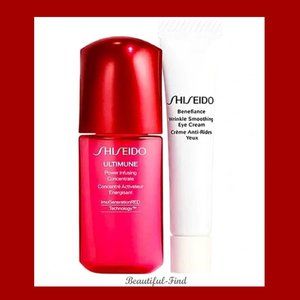 SHISEIDO ULTIMUME POWER & WRINKLE SOOTHING EYE CREAM TRAVEL SET